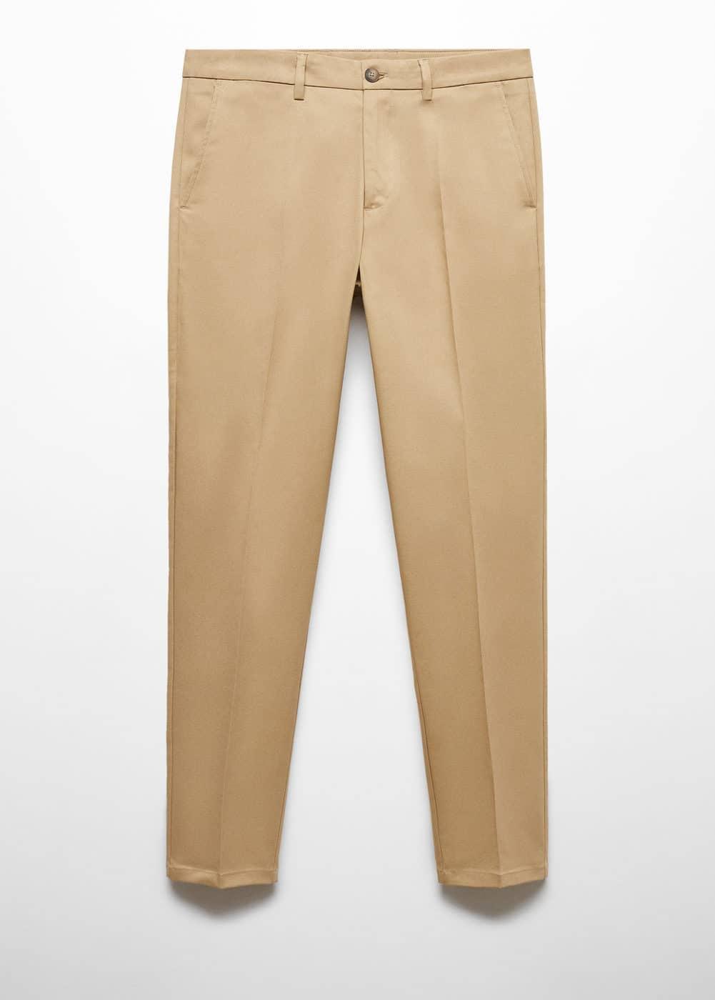 MANGO MAN - Slim fit chino trousers medium brownMen Product Image