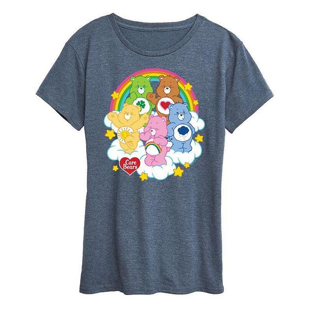 Womens Care Bears Group On Clouds Graphic Tee, Girls Product Image