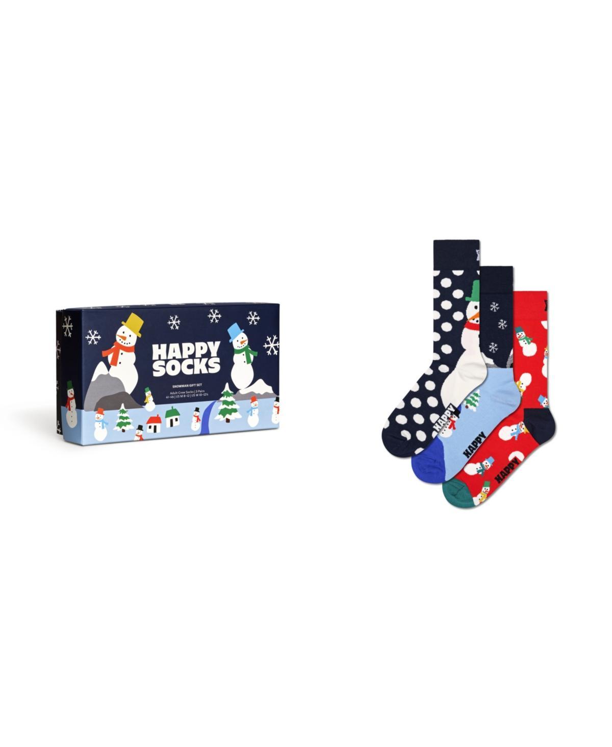 Happy Socks Mens Snowman Socks Gift Set, Pack of 3 Product Image