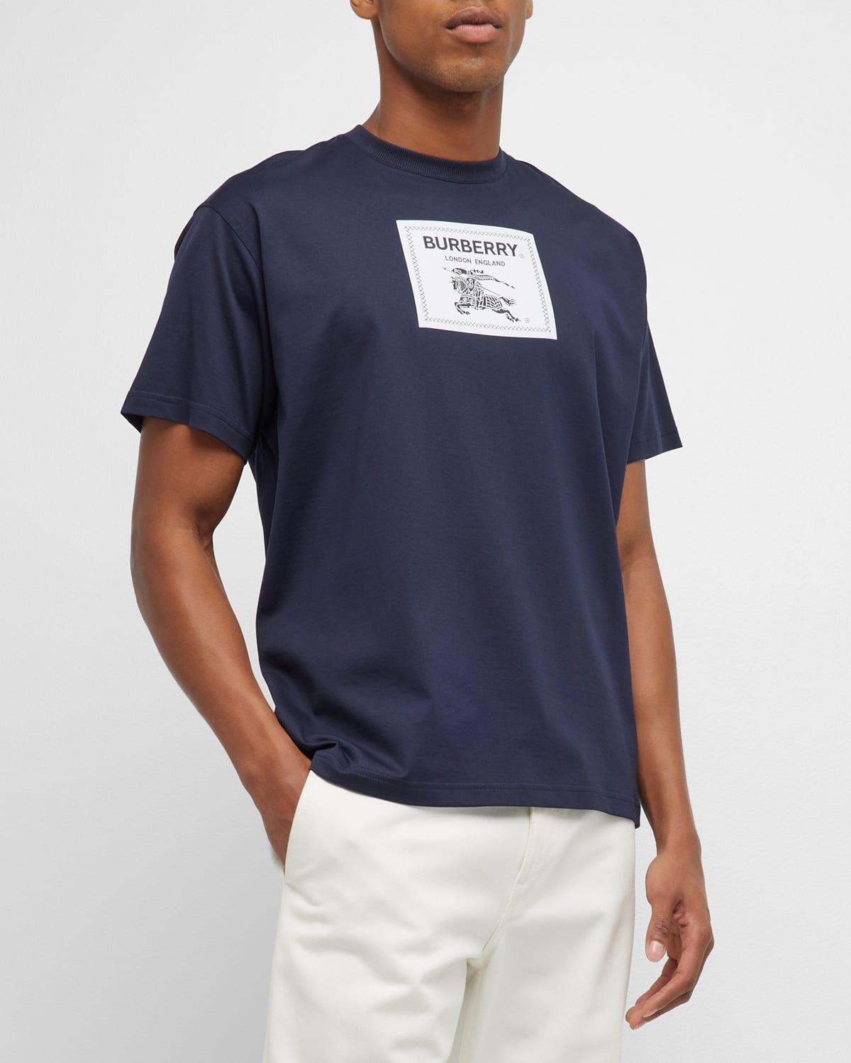 Mens Roundwood Label Patch T-Shirt Product Image