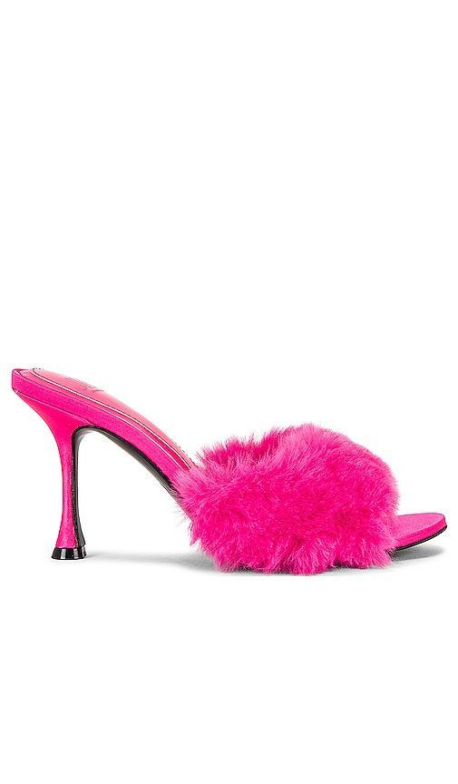 x REVOLVE Bowery Faux Mink Mule Product Image