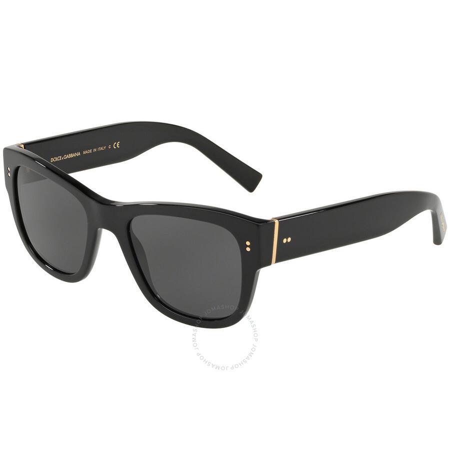 Open Box - Dolce And Gabbana Grey Square Men's Sunglasses Dg4338 501/87 52 Product Image