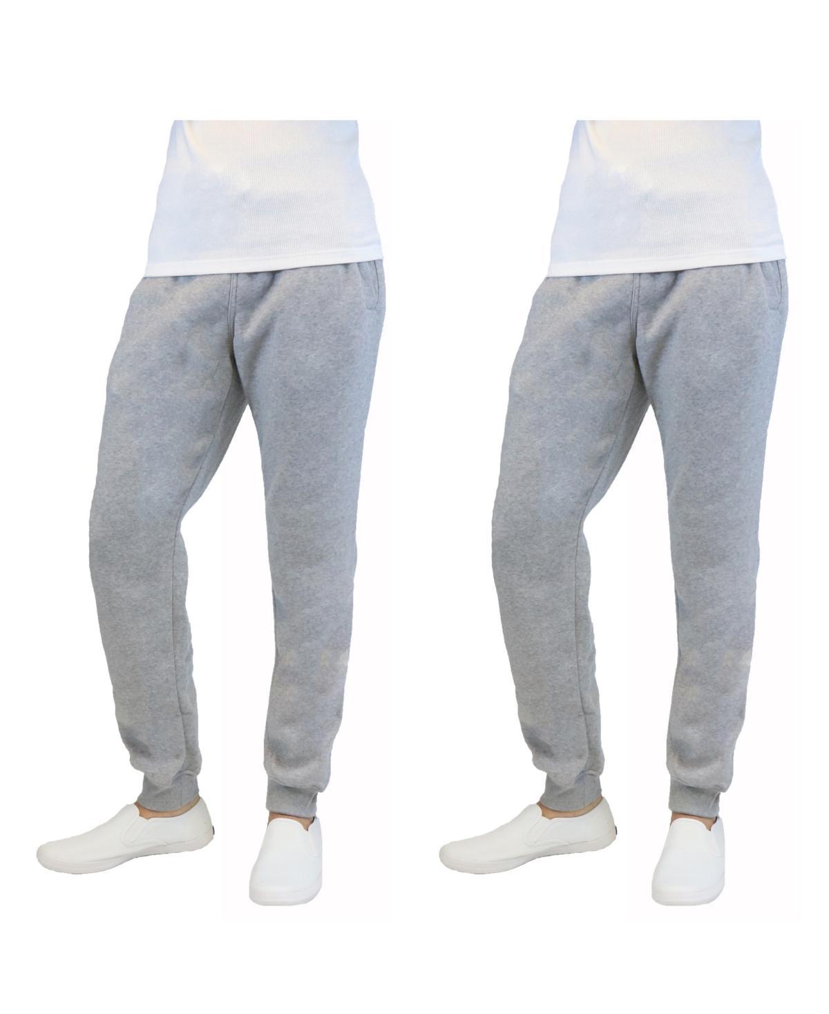 Galaxy By Harvic Mens 2-Packs Slim-Fit Fleece Jogger Sweatpants Product Image