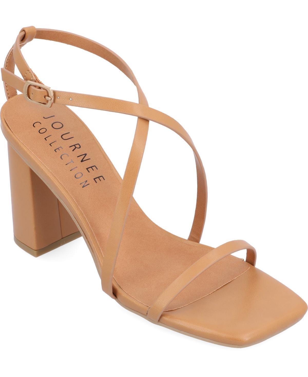 Journee Collection Womens Lenorra Crisscross Sandals Product Image