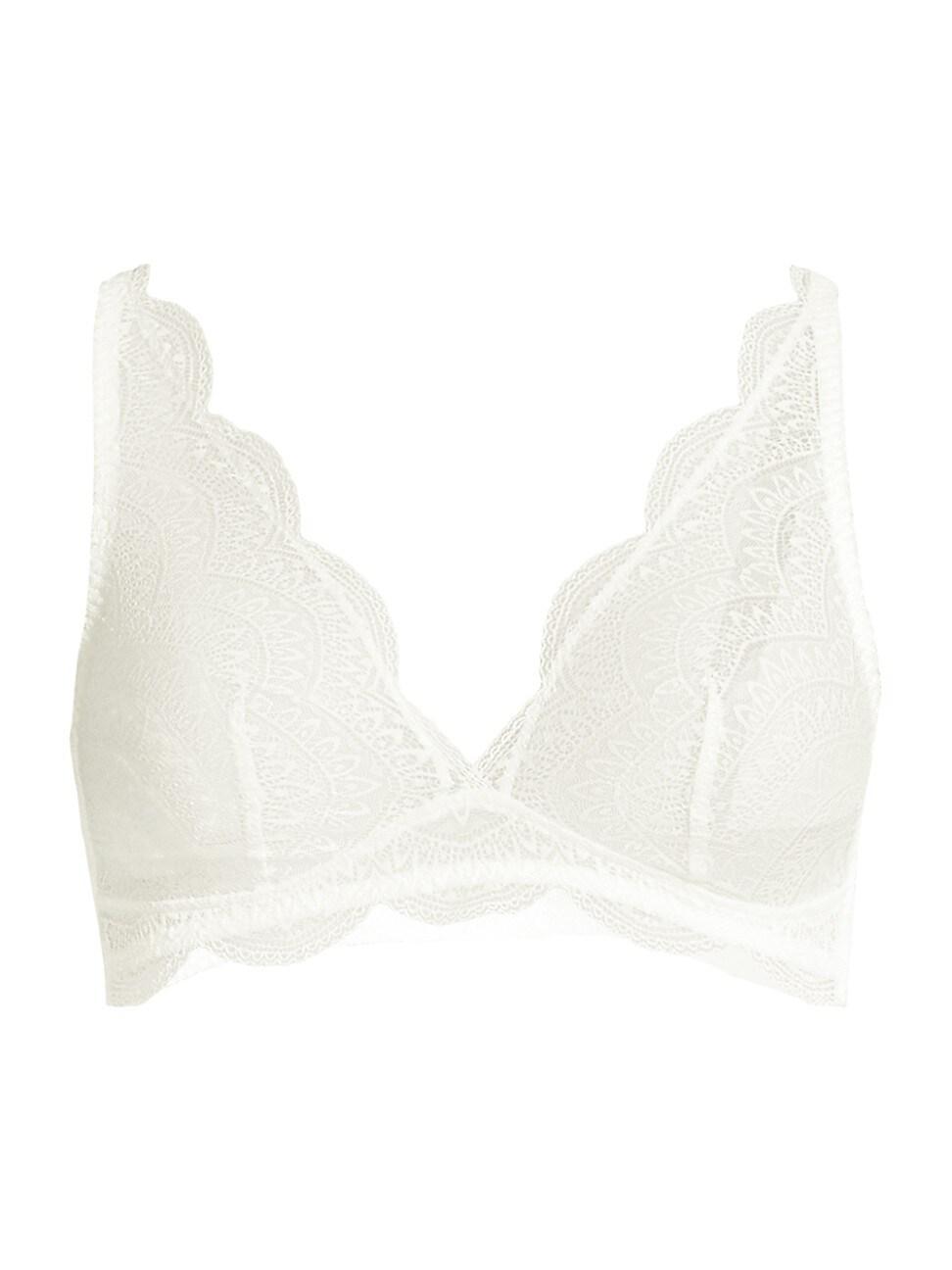 Womens Karma Scalloped Lace Triangle Bra Product Image