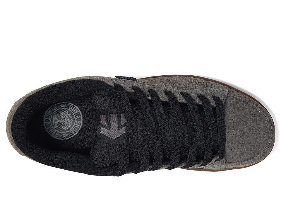 etnies Kingpin (Black/White/Gum) Men's Skate Shoes Product Image