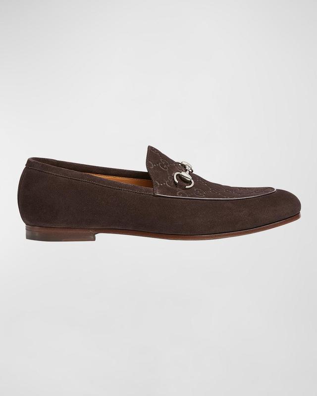 Mens Jordy Guccissima Suede Loafers Product Image