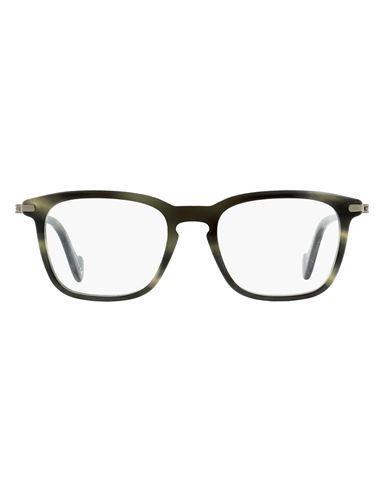 MONCLER Marble-effect Rectangular-frame Glasses In Grey Product Image