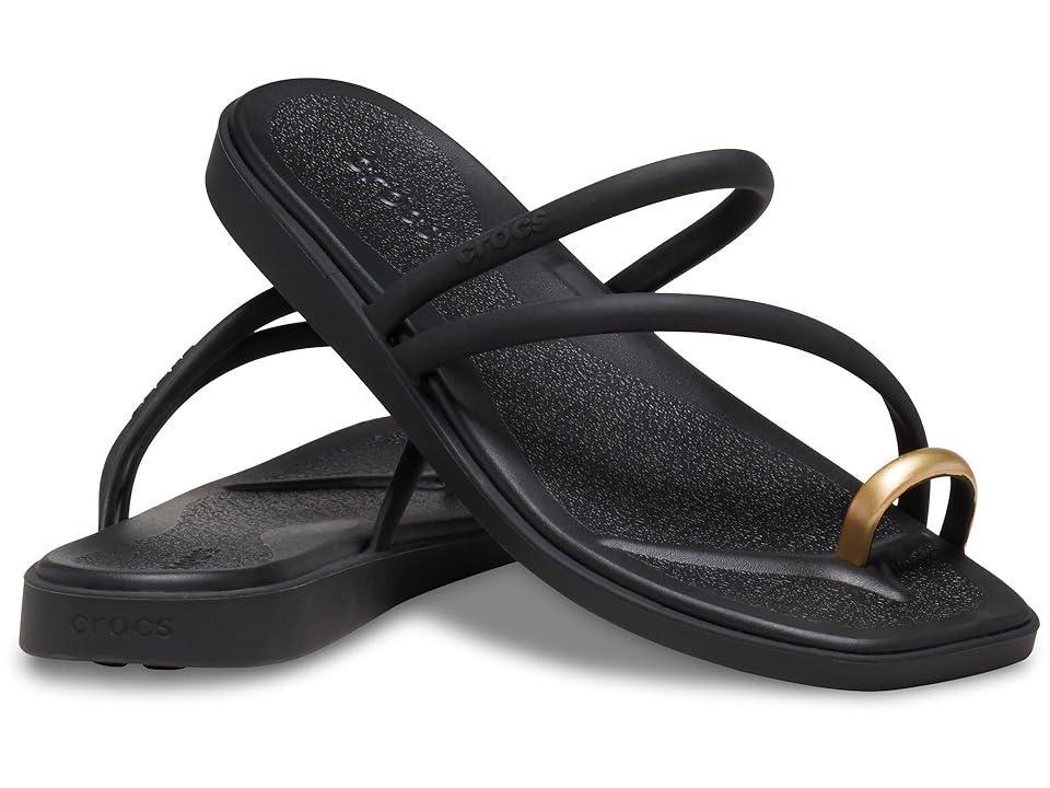 Crocs Miami Toe Loop Sandals (Metallic ) Women's Sandals Product Image