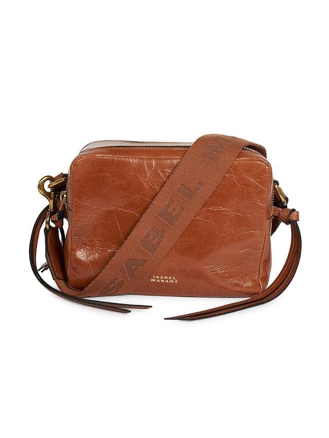 Isabel Marant Wardy Crinkle Leather Camera Bag Product Image