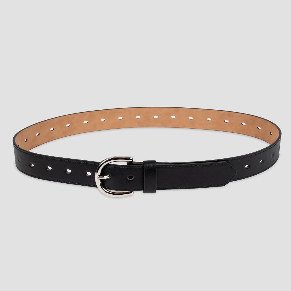 Womens Laser Cut Belt - A New Day Black XL Product Image