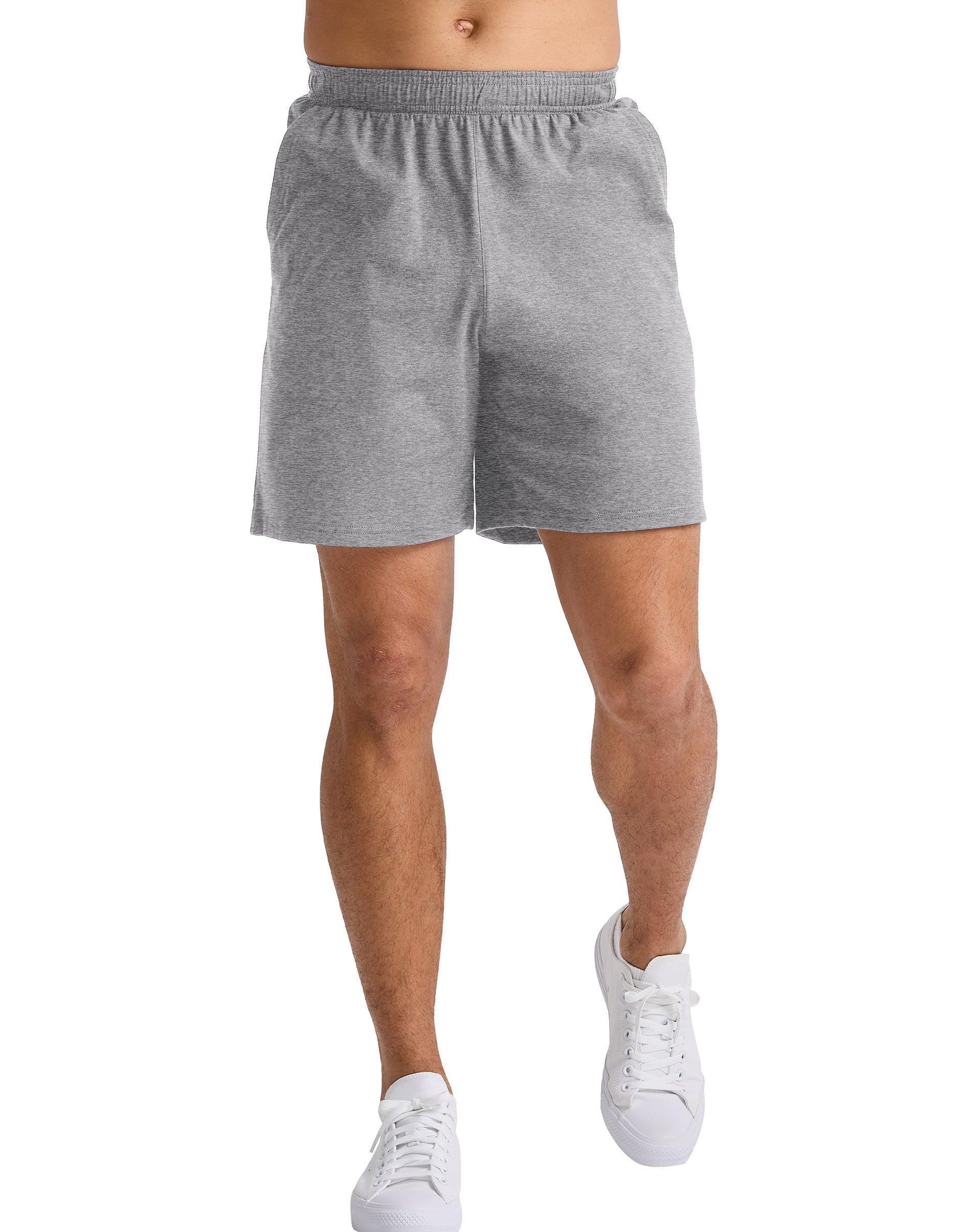 Mens Hanes Originals Shorts Light Silver Product Image