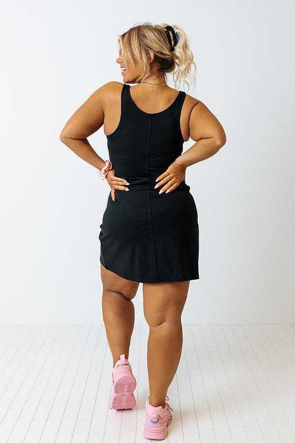 Back At It Again Athletic Dress Curves Product Image