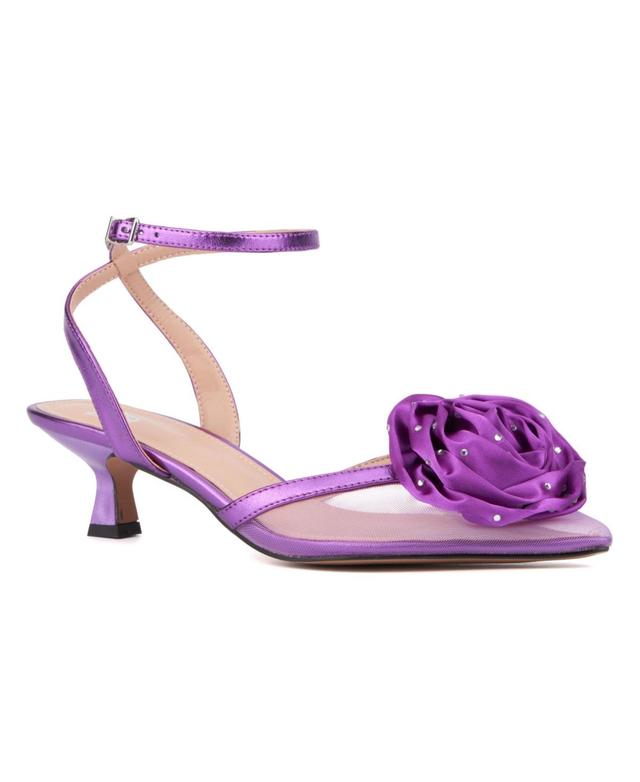 New York & Company Womens Violetta Ankle Strap Heels Product Image