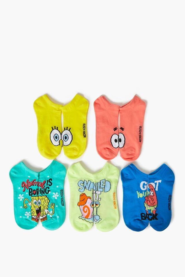 SpongeBob SquarePants Ankle Socks Set - 5 pack | Forever 21 Product Image