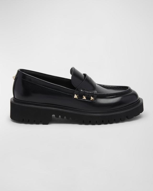 Valentino Garavani Rockstud Lug Sole Loafer Product Image