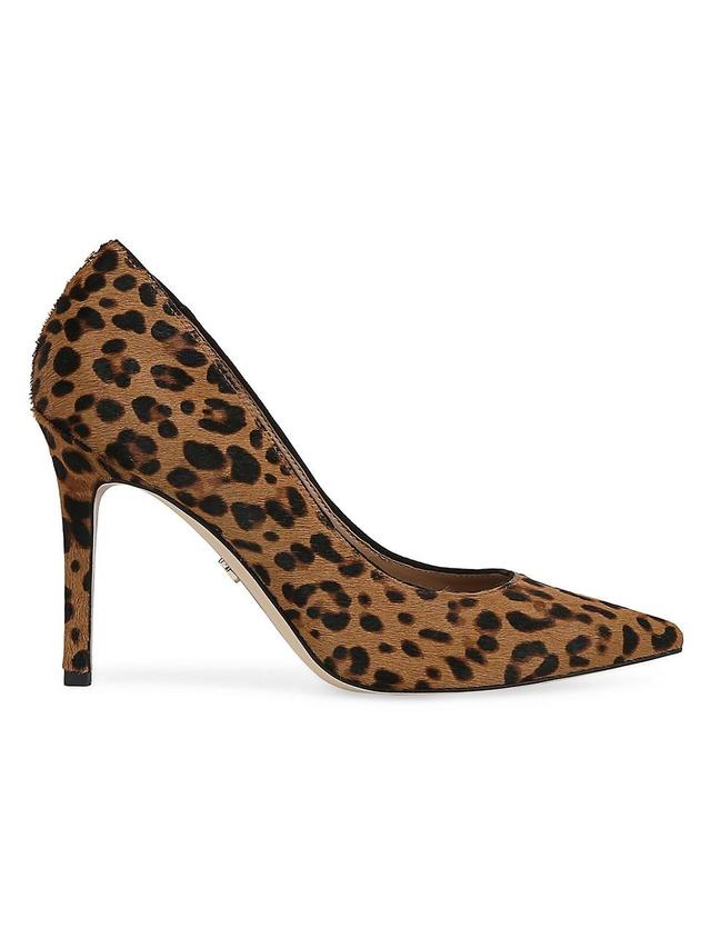 Womens Hazel Animal Leather Pumps Product Image