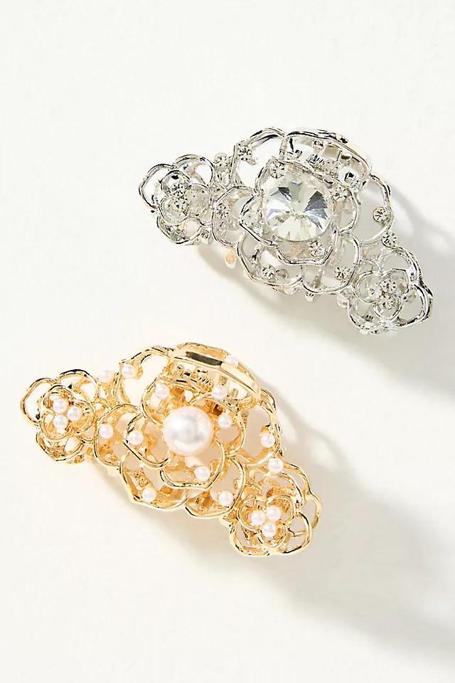 Mini Crystal Claw Hair Clips, Set of 2 Product Image