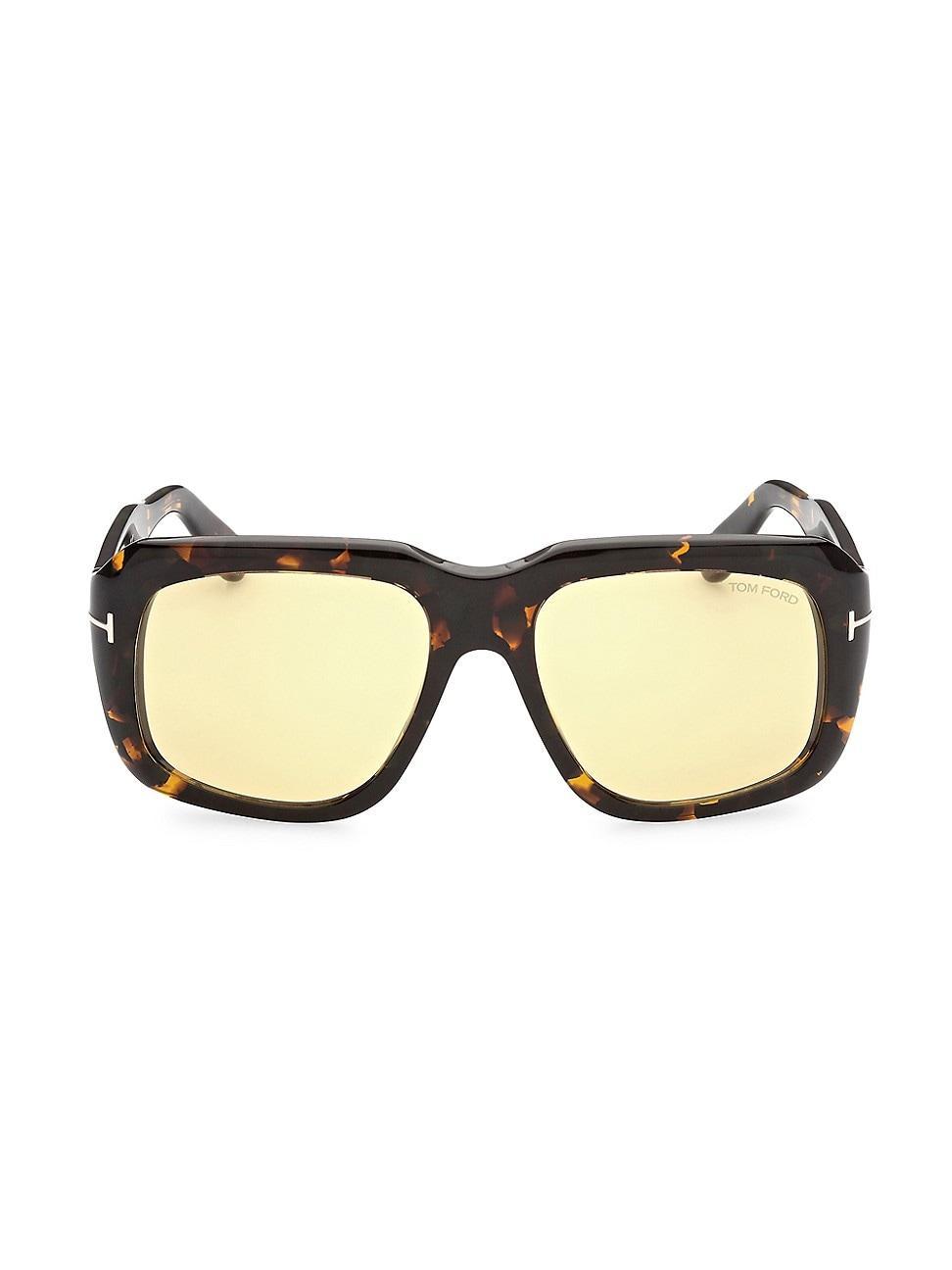 Mens 57MM Square Sunglasses Product Image