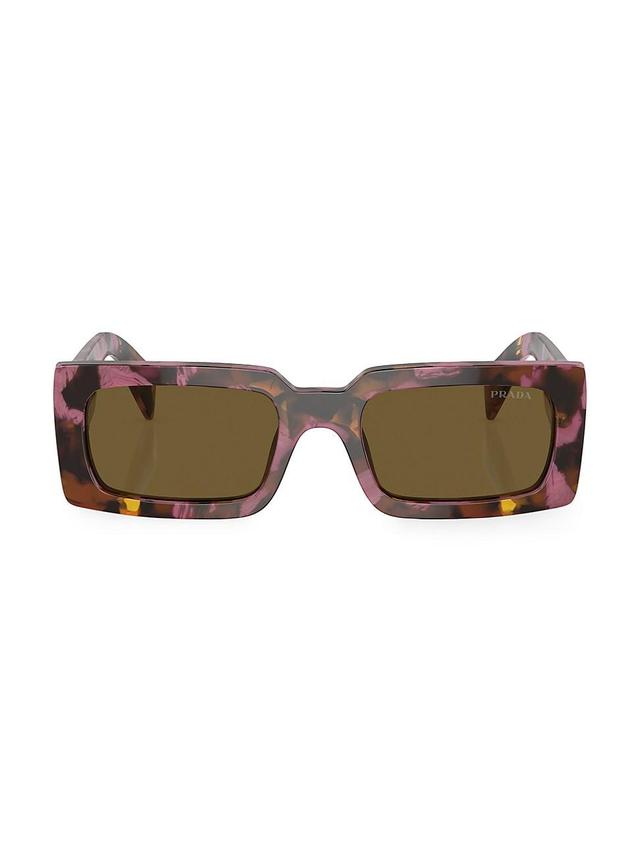 Womens 52MM Rectangular Sunglasses Product Image