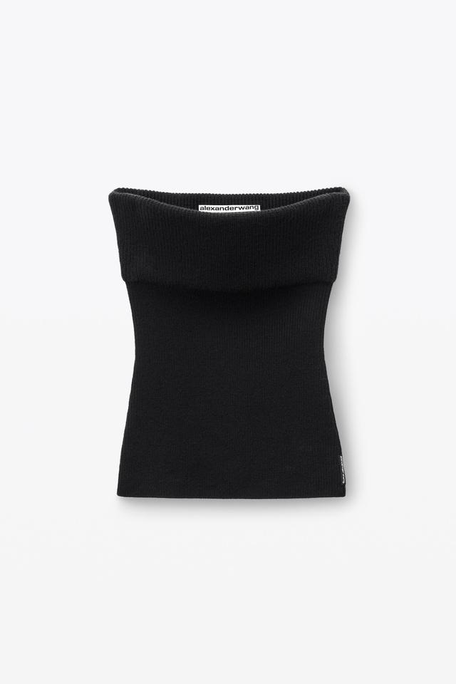 Merino Wool Ribbed Tube Top Product Image