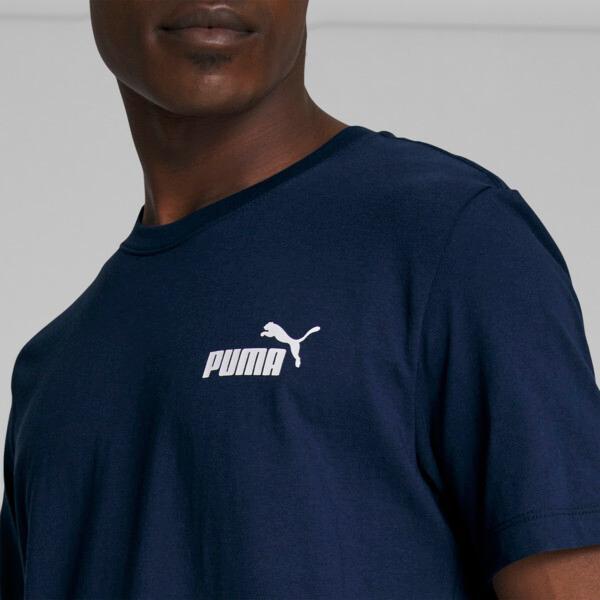 PUMA Essentials No. 1 Logo Men's T-Shirt in Dark Blue Product Image