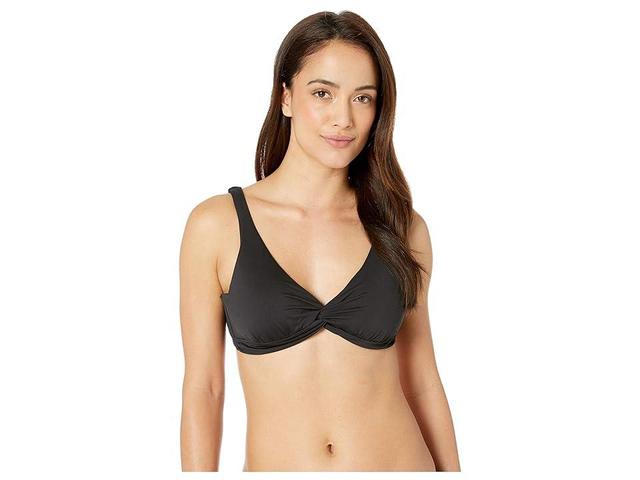 Tommy Bahama Pearl Underwire Over the Shoulder Twist Front Bra Women's Swimwear Product Image