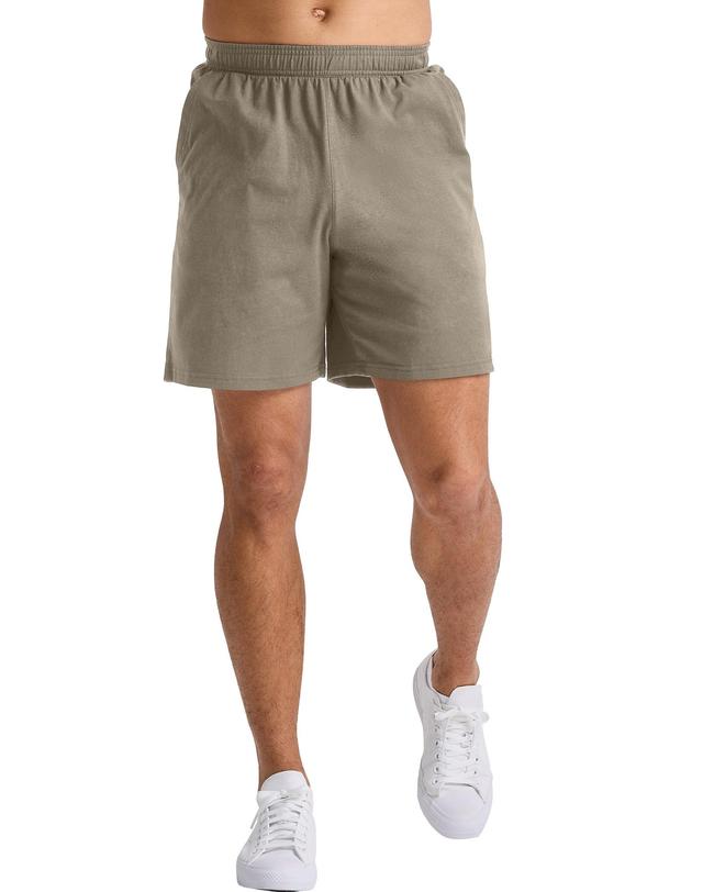 Mens Hanes Originals Shorts Light Silver Product Image