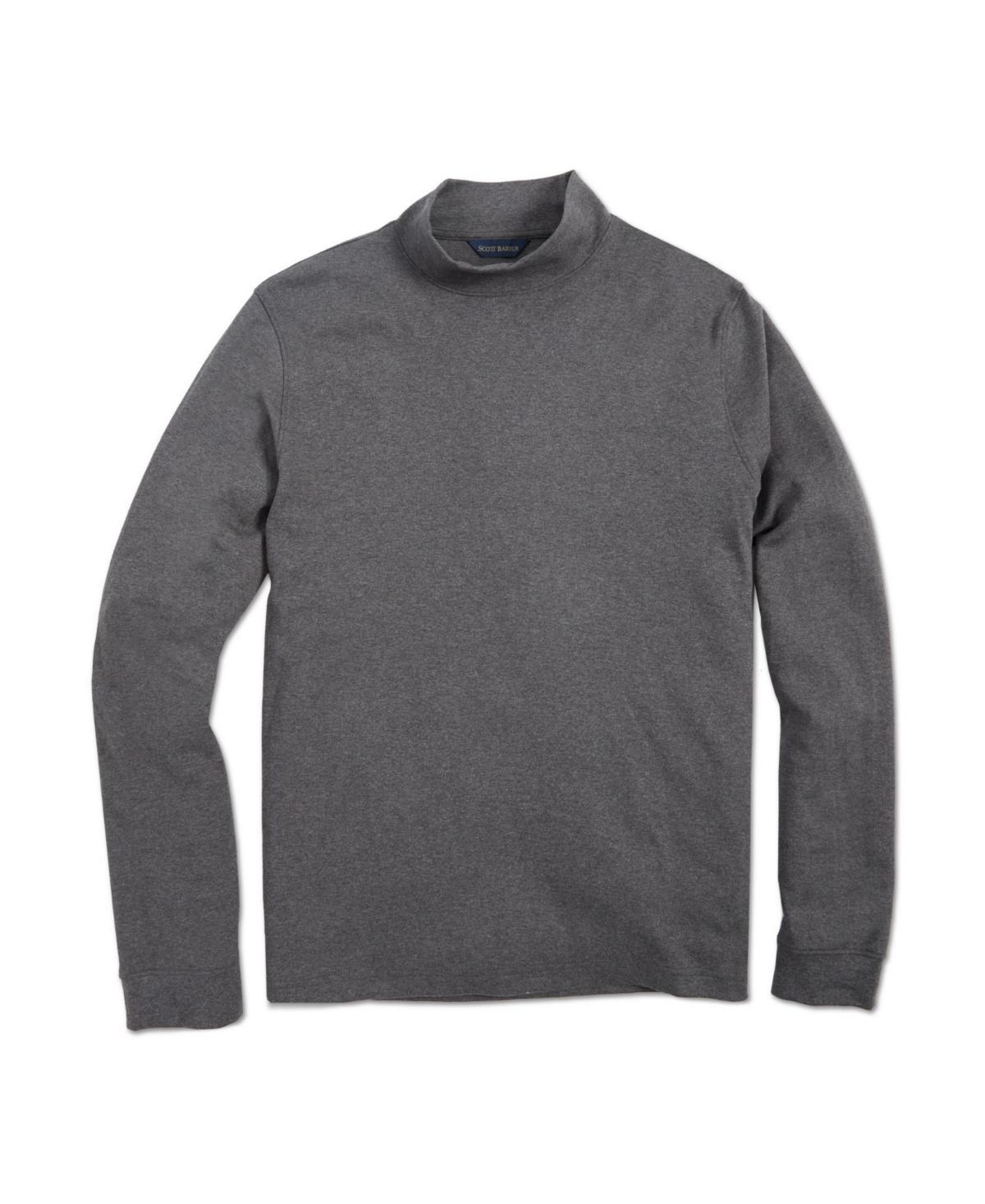 Scott Barber Mens Pima Mock Turtleneck T-Shirt Product Image