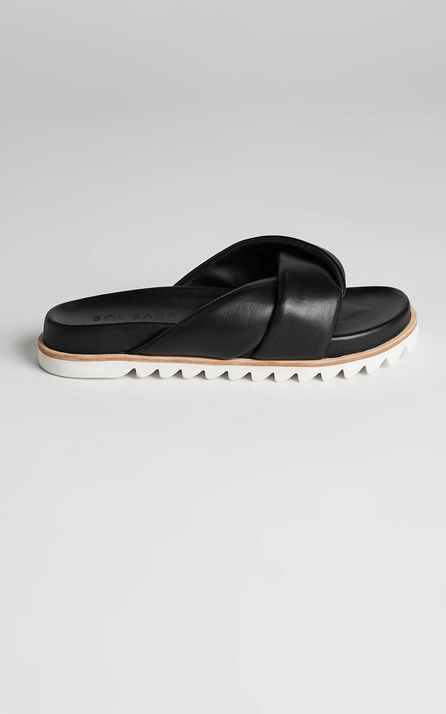 Sol Sana - Avalyn Slides in Black Product Image