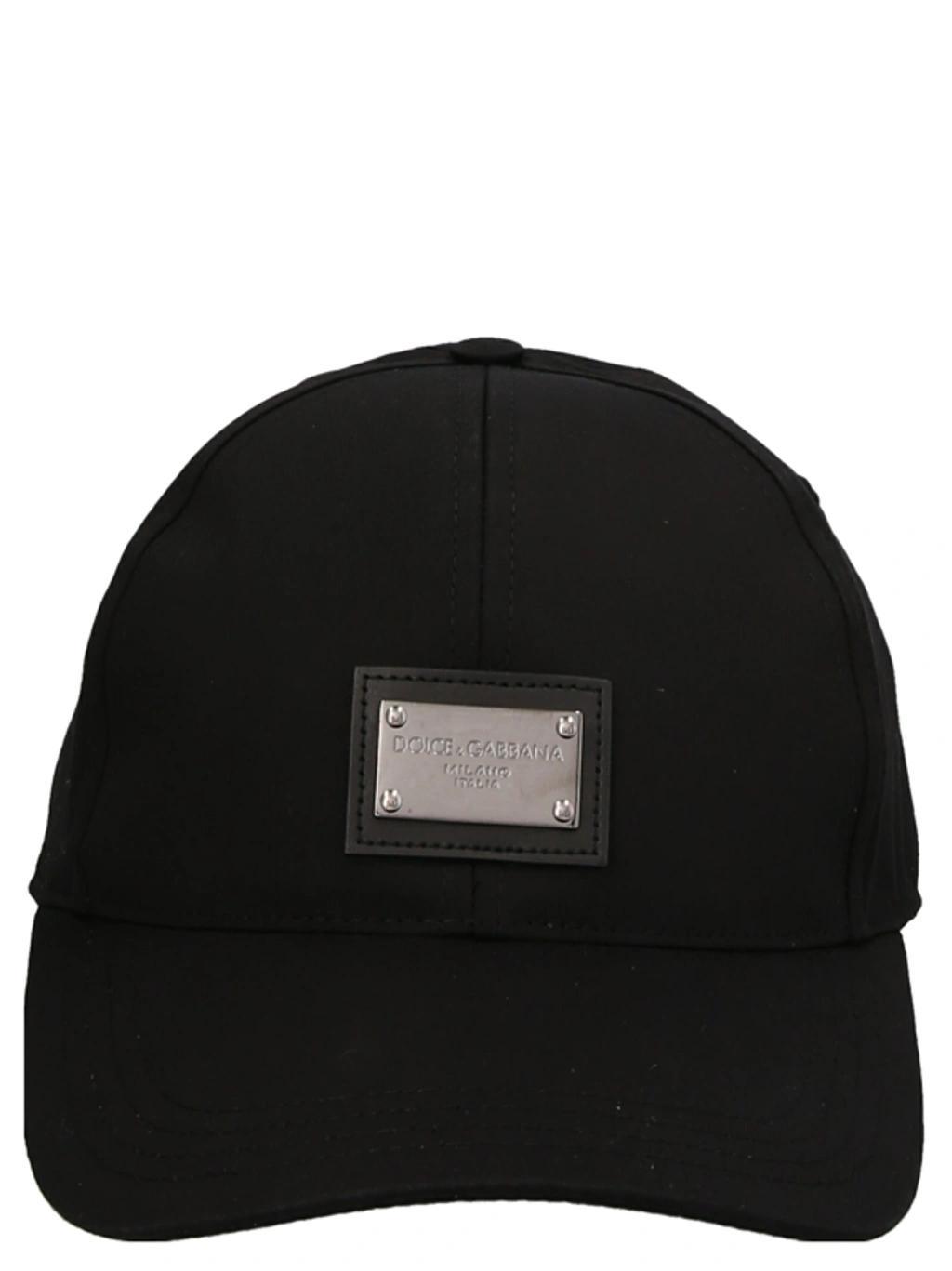 Logo-plaque Baseball Cap In Black Product Image