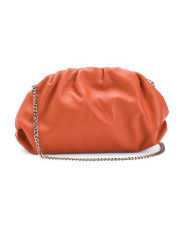 Leather Smooth Kiss Lock Crossbody for Women Product Image