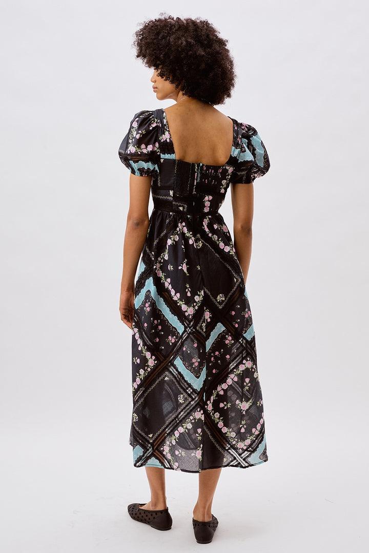 Margaret Midi Dress — Black Product Image