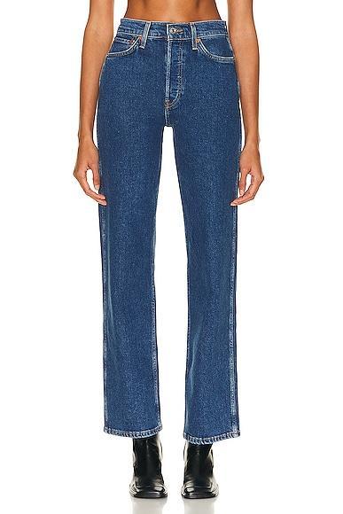 RE/DONE Originals 90s High Rise Loose in Denim-Medium. - size 29 (also in 23, 24, 30, 31) Product Image