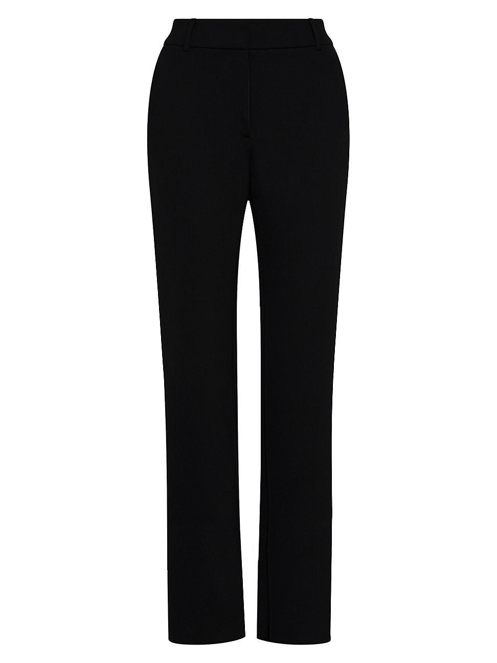 Womens CEO Neoprene Straight-Leg Trousers Product Image