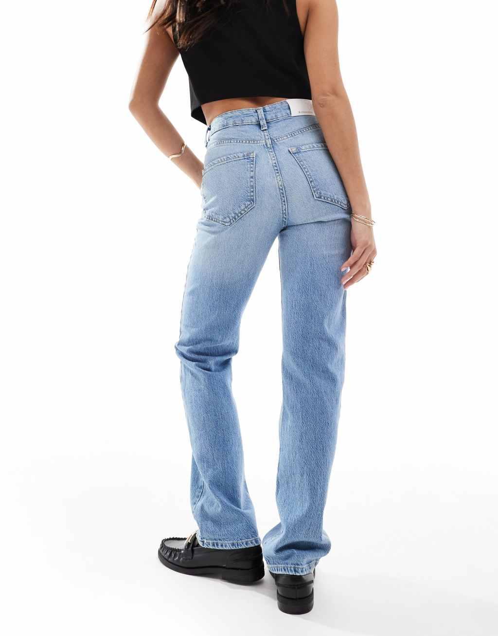 Stradivarius Petite straight leg jean Product Image