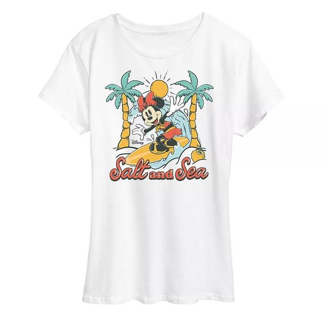 Disneys Minnie Mouse Womens Salt and Sea Graphic Tee Product Image