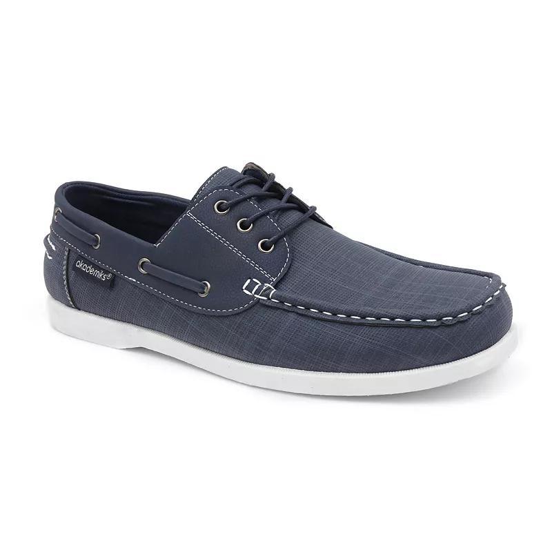 Akademiks Marina 2 Mens Boat Shoes Blue Product Image