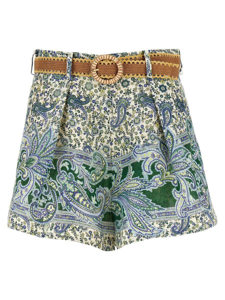 ZIMMERMANN Pants & Shorts In Green Product Image