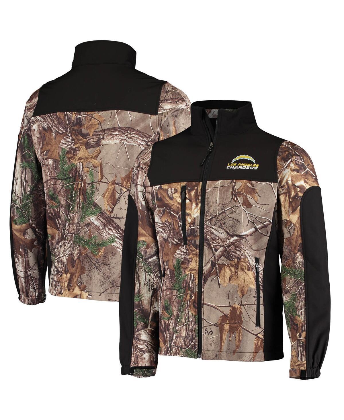 Mens Dunbrooke Realtree Camo Los Angeles Chargers Circle Hunter Softshell Full-Zip Jacket - Realtree Camo Product Image