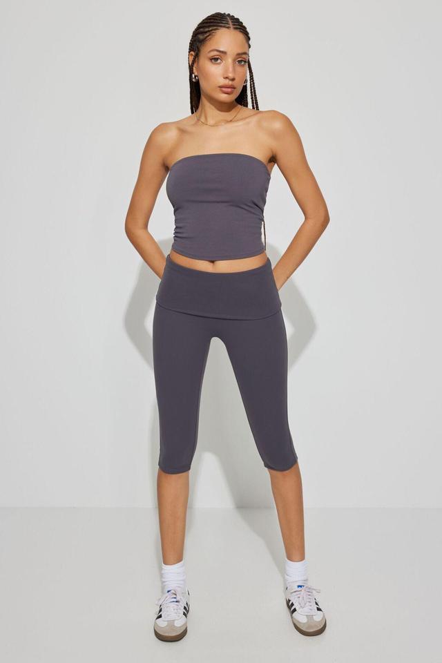 Fold Over Capri Legging Product Image