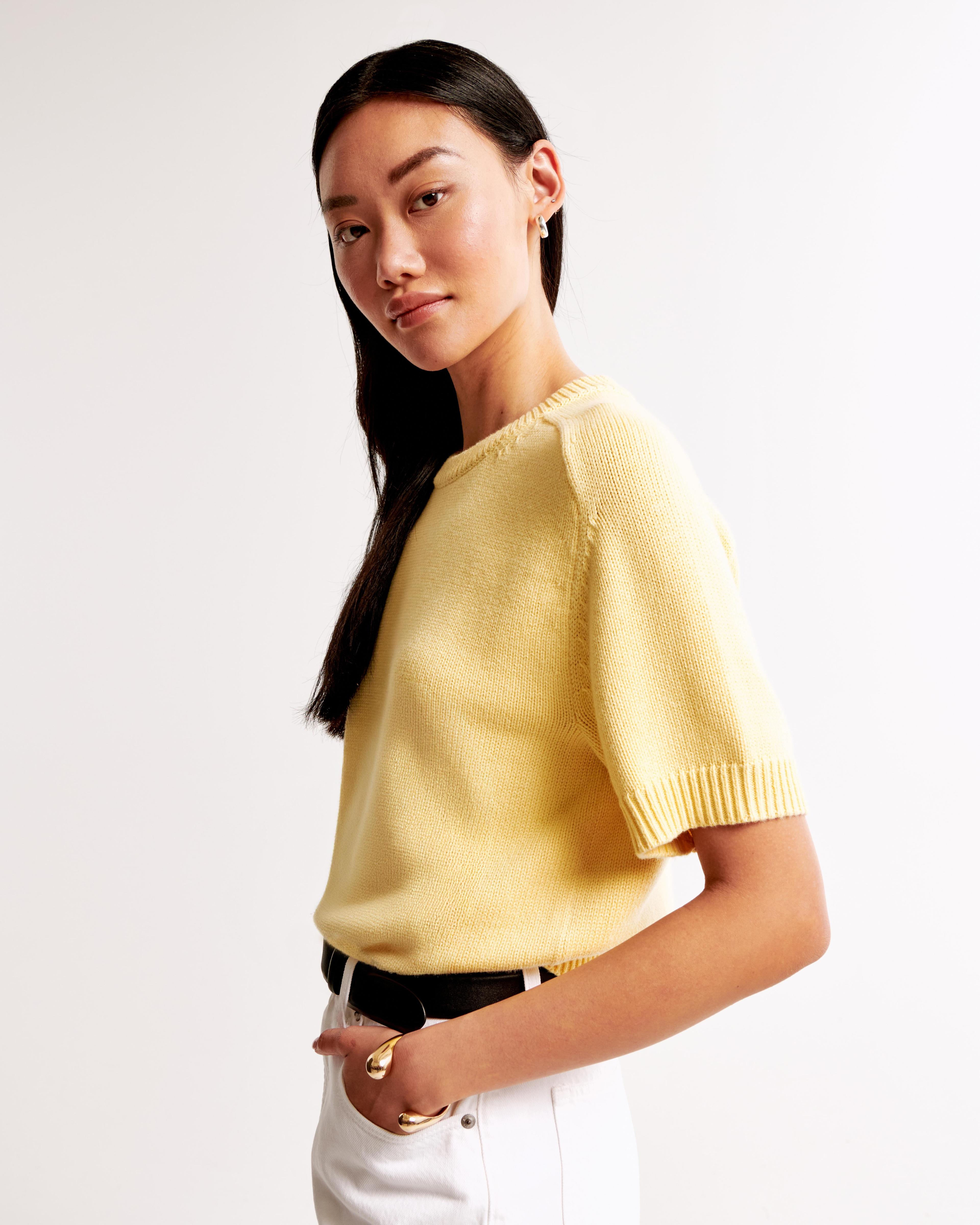 The A&F Madeline Crew Sweater Tee Product Image