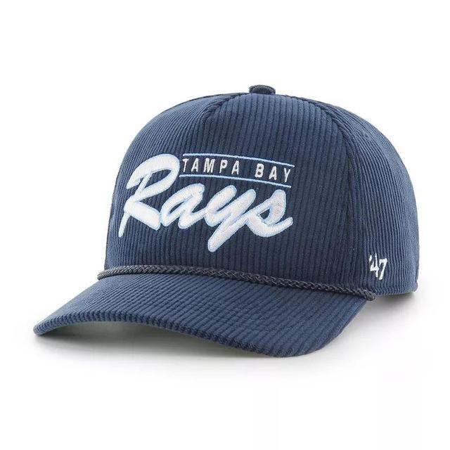 Mens 47 Tampa Bay Rays Corduroy Hitch Adjustable Hat, Blue Product Image