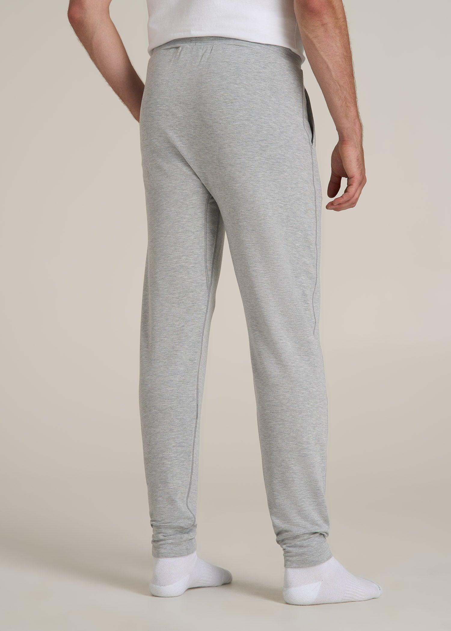 Sleep Joggers for Tall Men in Grey Mix Male Product Image