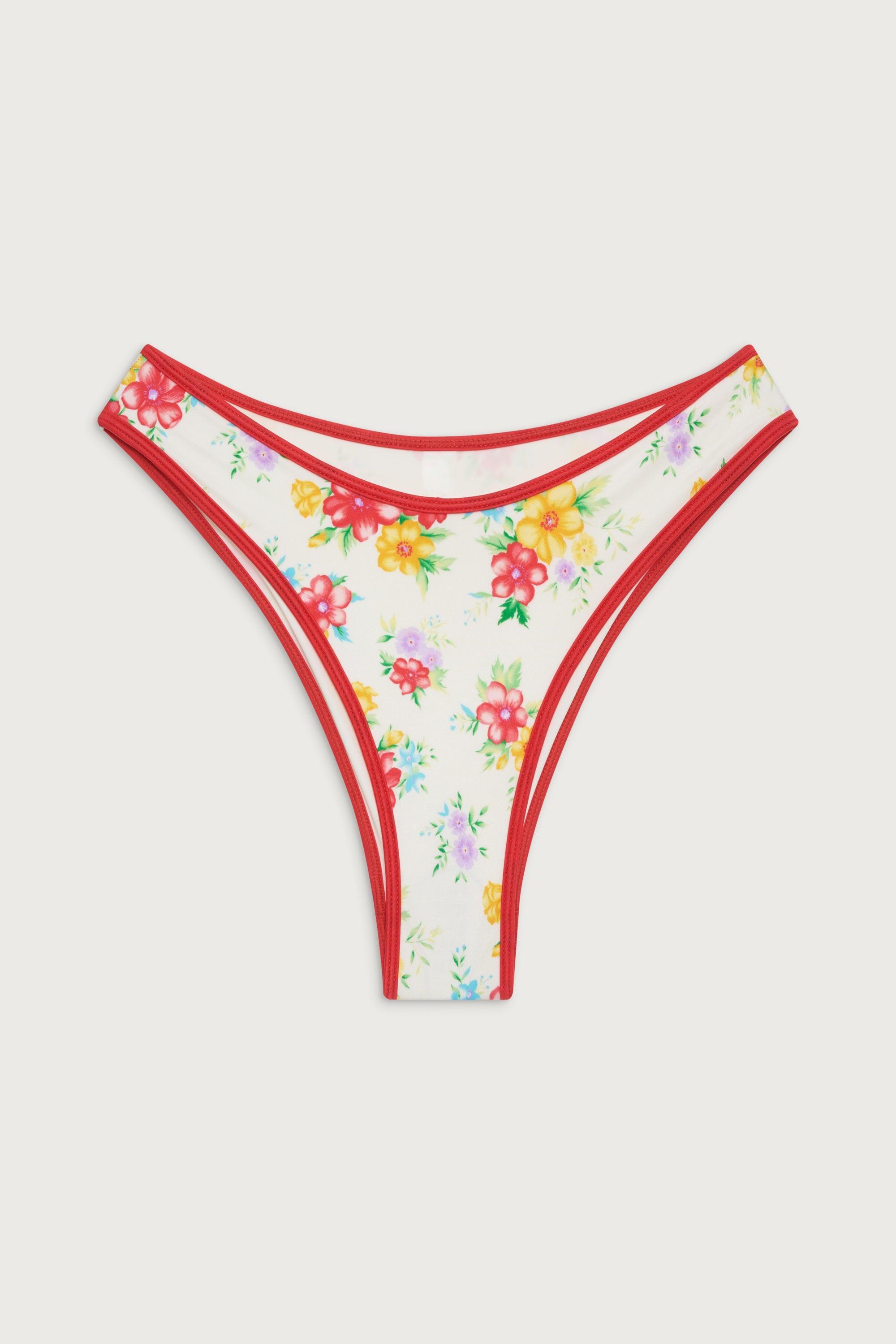 Dove Shine Classic Bikini Bottom - Sweet Hibiscus Product Image