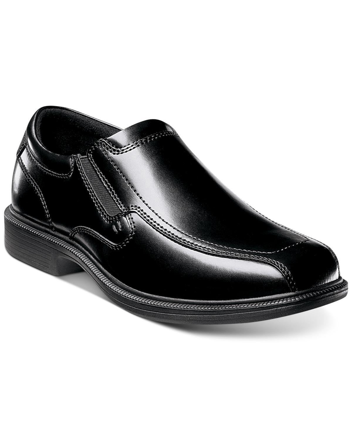 Nunn Bush Bleeker St. KORE Mens Bicycle Toe Dress Slip-On Shoes Red Product Image