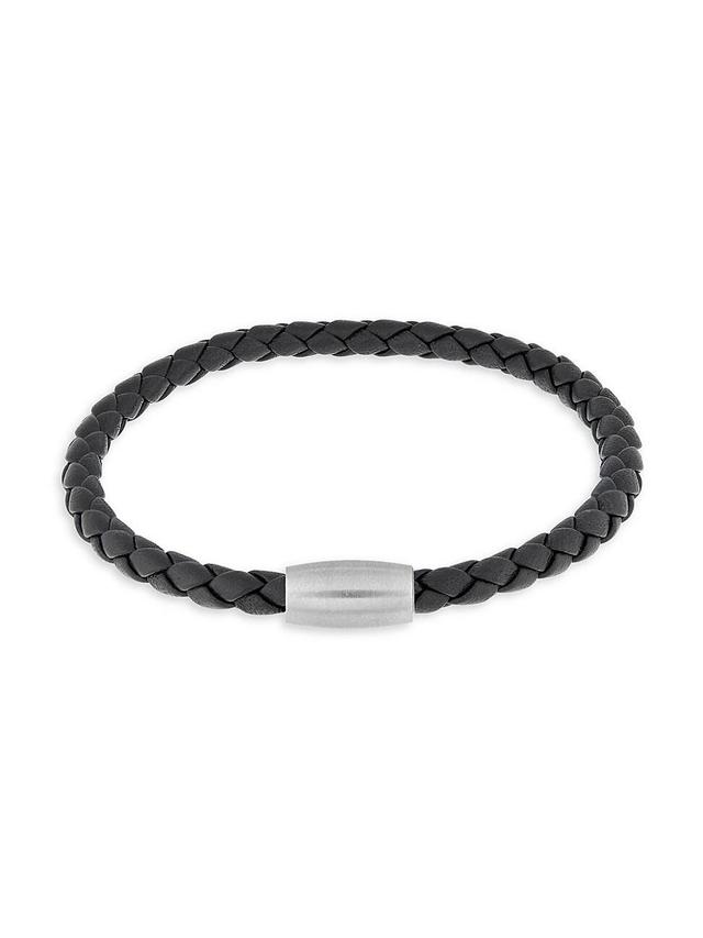 Link Up Braided Leather Cord Bracelet Product Image