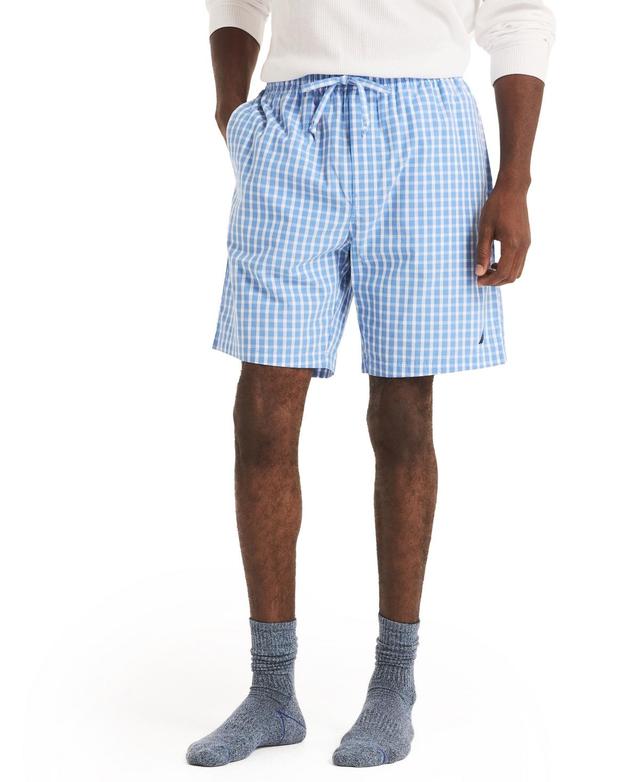 Nautica Mens Plaid Poplin Pajama Shorts Product Image