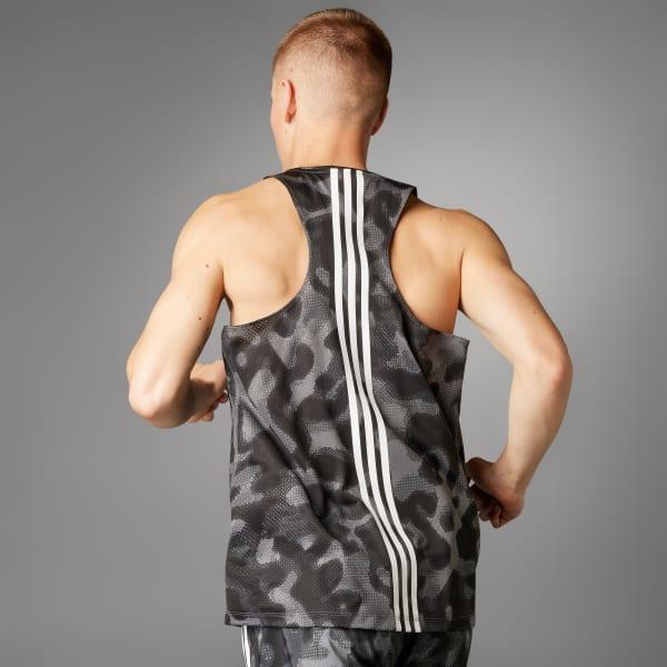 Own the Run 3-Stripes Allover Print Singlet Product Image