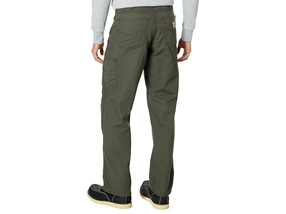 Carhartt Flame-Resistant (FR) Canvas Pants (Moss) Men's Clothing Product Image